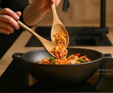 Lapos öntöttvas serpenyő