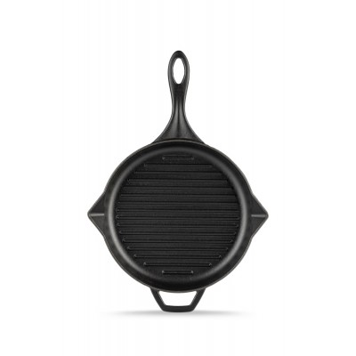 Zománcozott öntöttvas grill serpenyő Hosse, Black Onyx, Ф24cm - Termék összehasonlítása