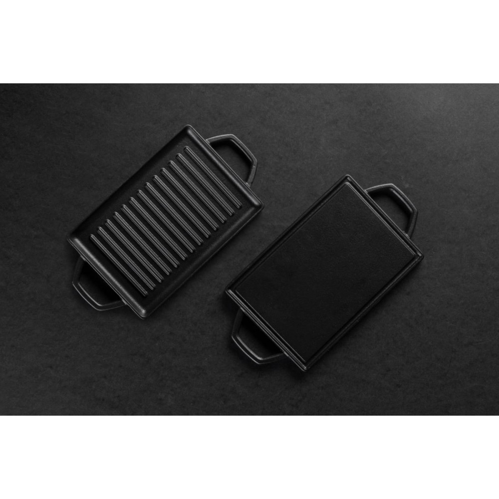 Mini öntöttvas grill lemez Hosse, 15.5x22.5cm | Minden termék |  |