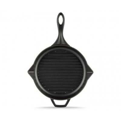 Zománcozott öntöttvas grill serpenyő Hosse, Black Onyx, Ф28cm - Termék összehasonlítása