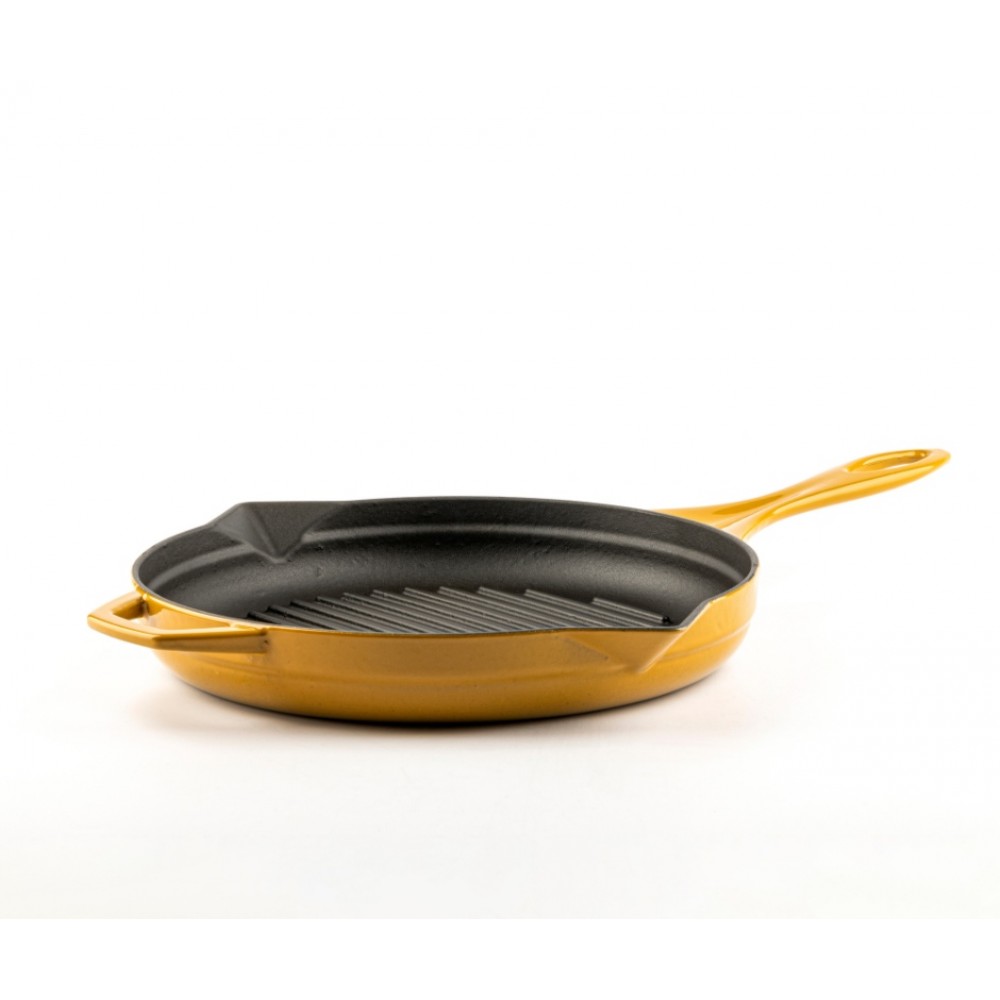 Zománcozott öntöttvas grill serpenyő Hosse, Dijon, Ф24cm