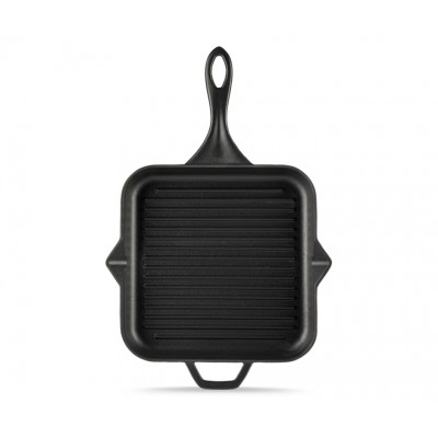 Zománcozott öntöttvas grill serpenyő Hosse, Black Onyx, 28x28cm - Öntöttvas serpenyő