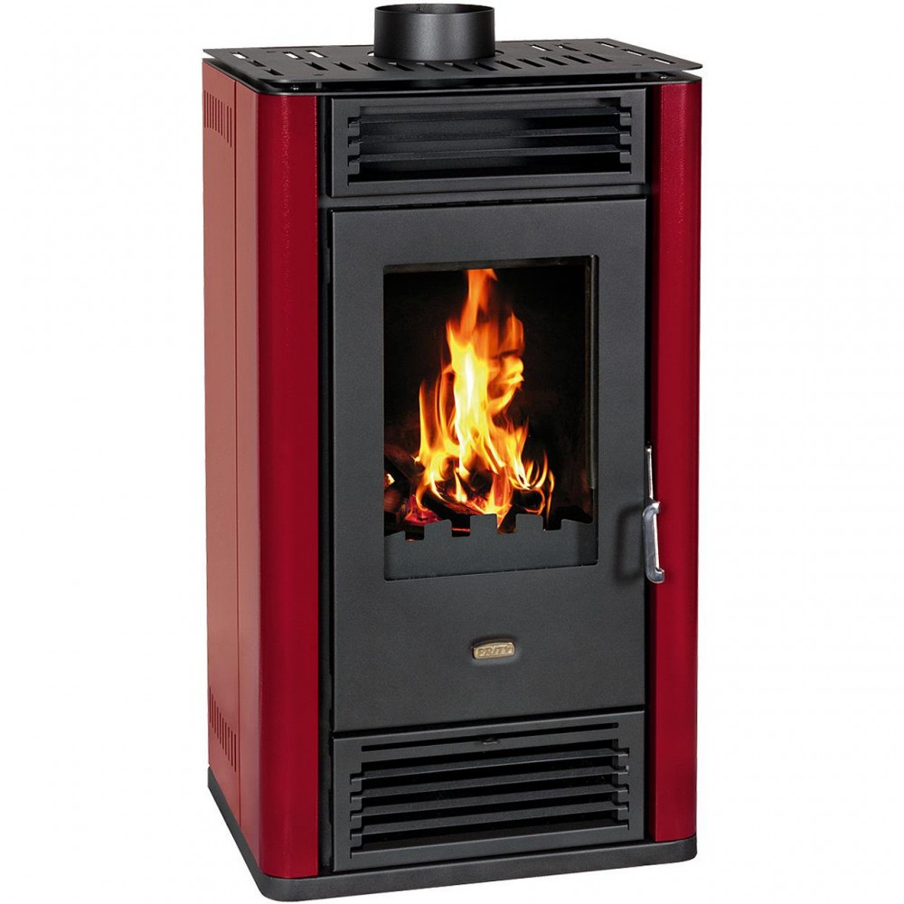 Kályha Prity K3 GT D Red, 8.1 kW | Fatüzelésű kályha | Kályha |