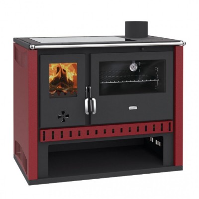 Fatüzelésű tűzhely Prity GT Piros, üvegkerámia főzőlappal, 15 kW - Termék összehasonlítása