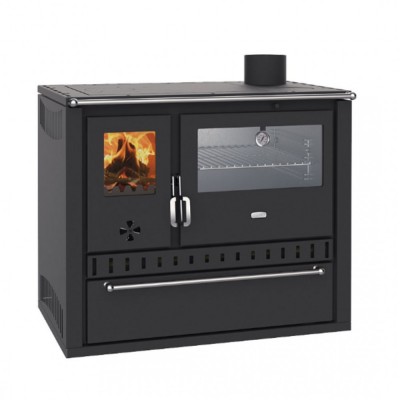 Vízteres fatüzelésű tűzhelyr Prity GT W10, rozsdamentes sütővel, acél főzőlappal és fiókkal, 9.6kW - Termék összehasonlítása