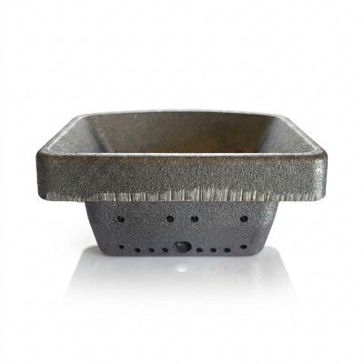 Öntöttvas pellet kályha égőedény Ecoteck, Ravelli és másokhoz, 143x106mm - Pellet kályha égőedény