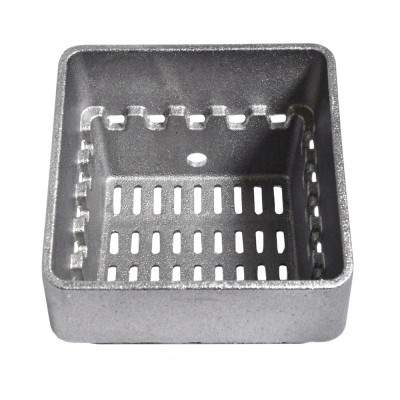 Öntöttvas pellet kályha égőedény Karmek One és másokhoz, 158x161 mm - Pellet kályha égőedény