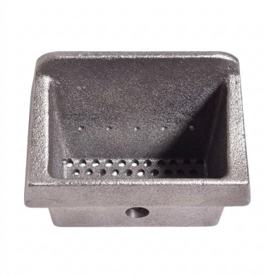 Öntöttvas pellet kályha égőedény Moretti Design és másokhoz, 119x82 mm - Pellet kályha égőedény