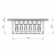 Öntöttvas pellet kályha égőedény Karmer One és másokhoz, 131x90 mm |  |  |