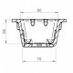 Öntöttvas pellet kályha égőedény Karmer One és másokhoz, 131x90 mm |  |  |