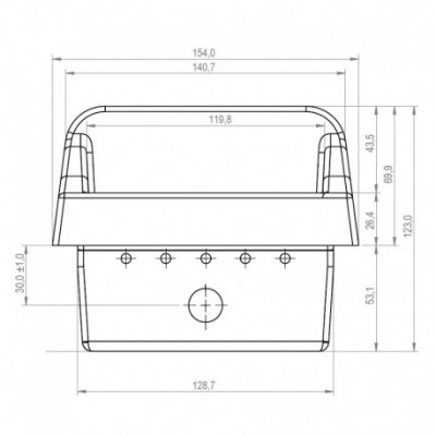 Öntöttvas pellet kályha égőedény Moretti Design és másokhoz, 119x82 mm - Pellet kályha égőedény