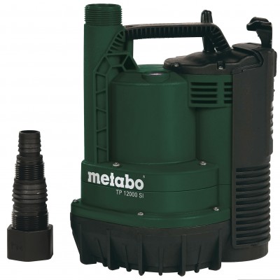 Metabo TP 12000 SI tiszta vízhez való Búvárszivattyúszivattyú, teljesítmény 600 W, áramlás 11 700 l/h, emelőmagasság 9 m - Metabo