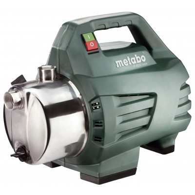 Kerti szivattyú tiszta vízhez Metabo P 4500 INOX, 1", teljesítmény 1300 W, áramlás 75 l/perc (4500 l/h), fej 48 m - Metabo