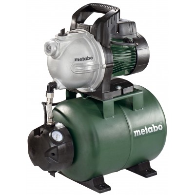 Metabo HWW 3300/25 G hidrofor szivattyú, teljesítmény 900 W, áramlás 3300 l/h, emelőmagasság 45 m, tartályűrtartalom 24 L - Termék összehasonlítása