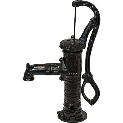 Kézi vízszivattyú, Hydro-Fix kézi, fekete, 640 mm hosszú, öntöttvas, 1 1/4″ méret - Kézi szivattyú