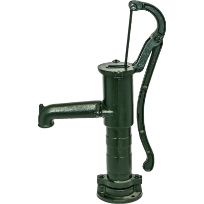 Kézi vízszivattyú, Hydro-Fix kézi, zöld, 660 mm hosszú, öntöttvas, 1 1/4″ méret - Kézi szivattyú