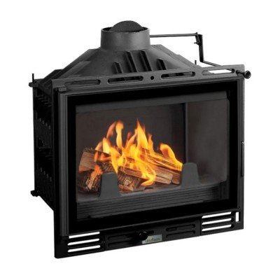Kandalló UNIFLAM 600 PLUS ECO fojtószeleppel és légellátással, 8 kW - Kandalló