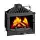 Kandalló UNIFLAM 700 STANDARD ECO fojtószeleppel és légellátással, 10 kW | Öntöttvas kandallók | Kandalló |