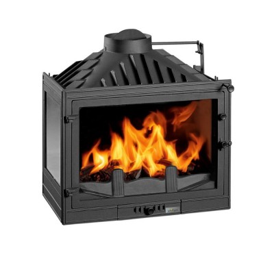 Kandalló UNIFLAM 700 STANDARD fojtószeleppel, bal oldalon, 14 kW  - Kandalló