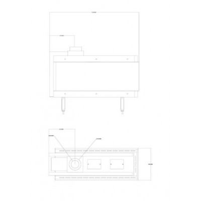 Gázkandalló Balkan Energy GAS 3SIDE 100, 8.2kW - 10.2kW - Kandalló