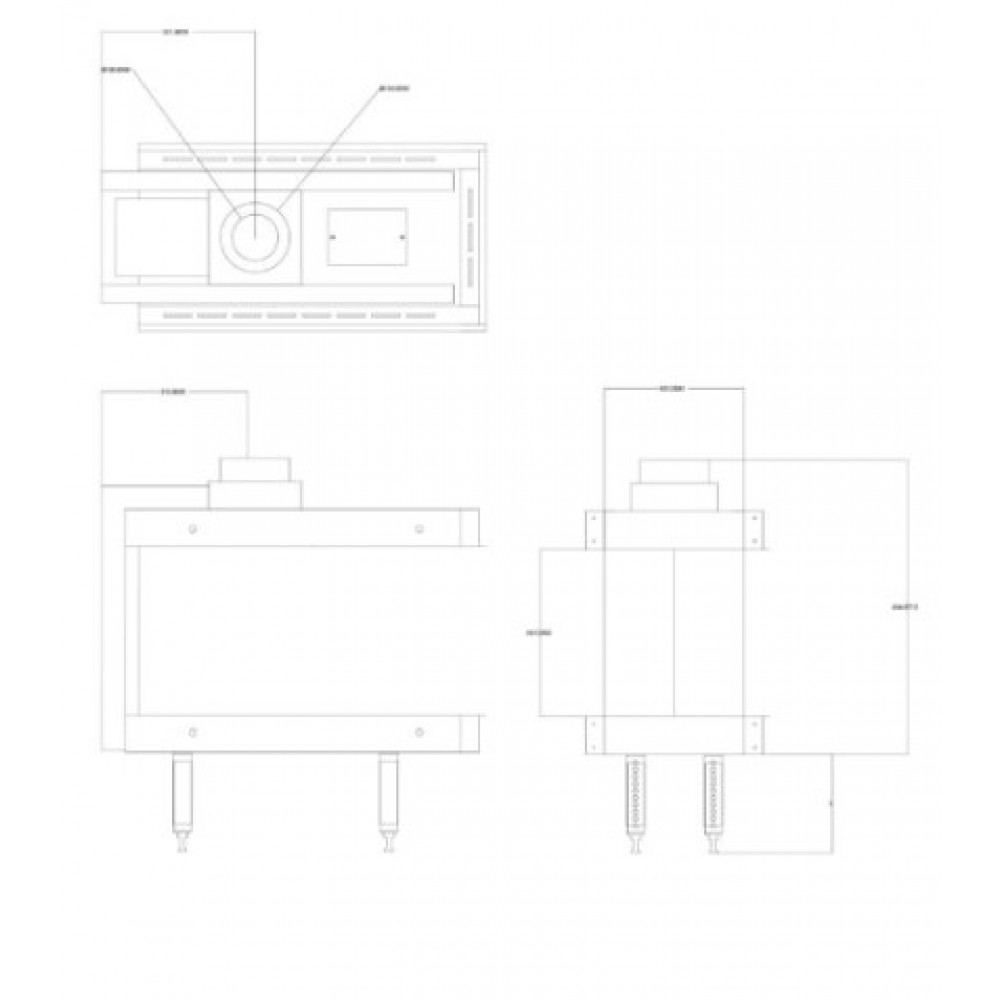 Gázkandalló Balkan Energy GAS 3SIDE 70, 5.8kW - 7.8kW | Gázkandalló | Kandalló |