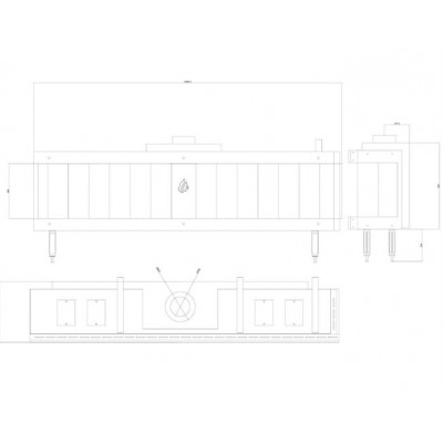 Gázkandalló Balkan Energy GAS CORNER 200, 17kW - Kandalló