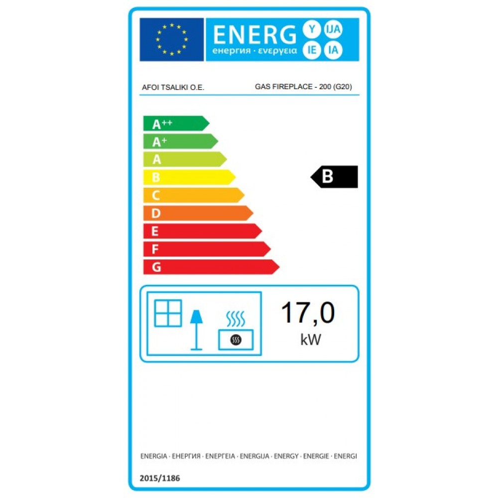 Gázkandalló Balkan Energy GAS TUNNEL 200, 17kW | Gázkandalló | Kandalló |