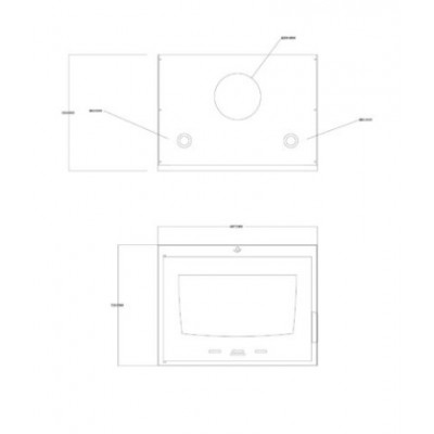Vízteres kandallóbetét Balkan Energy ATS INSERT HYDRO 700, 14.5kW - Kandallóbetét