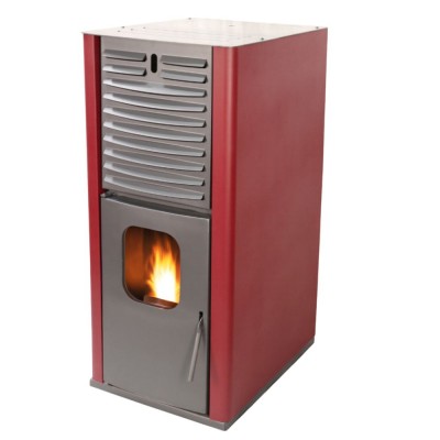 Vízteres pellet kandalló Mytherm IOLI TSA 35 piros, ventilátorral, 38kW Vízteres pellet kandalló Mytherm IOLI TSA 35 piros, ventilátorral, 38kW - Mytherm
