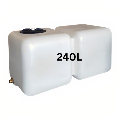 Ivóvíz tartály HydroMoby AQUA S12, vízszintes, 240 L (fehér) - HydroMoby