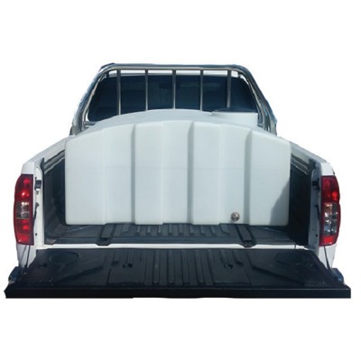 Ivóvíz tartály HydroMoby PICK UP S9 platós járműhöz, vízszintes, 850 L (fehér) - HydroMoby