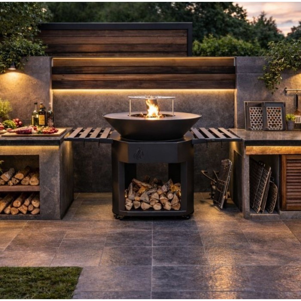 Acél Faszén Grill Balkan Energy ROUND 920 | Kiegészítők | Barbecue |