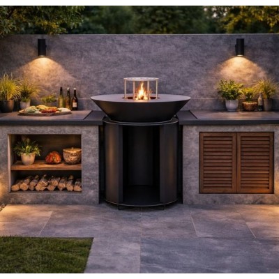 Acél Faszén Grill Balkan Energy ROUND 750 - Barbecue