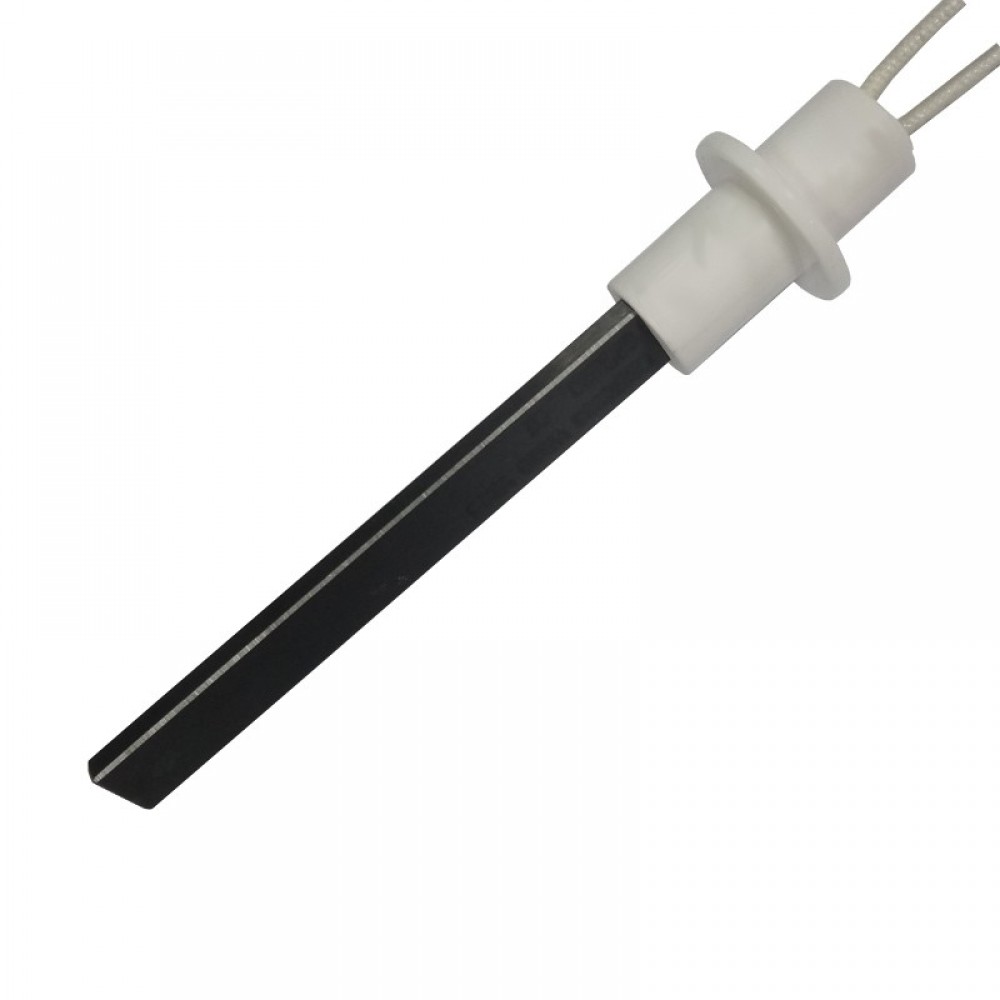Pellet kályha gyújtó / ellenállás fekete kvarckristállyal Ravelli, Moretti Design, Karmek One, BURNiT és mások számára, teljes hossz 127 mm, 400 W | Pellet kályha gyújtók / ellenállások | Pellet kályha alkatrészek |