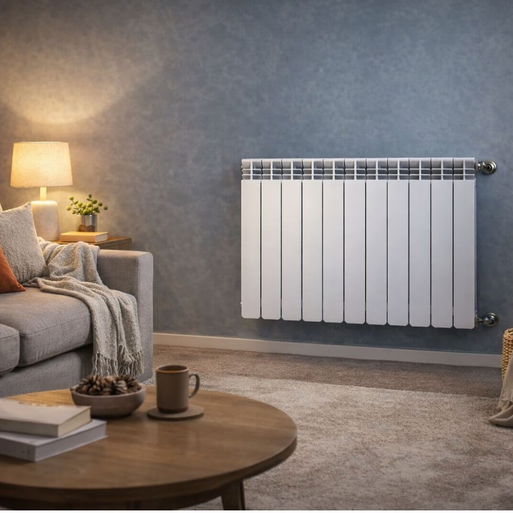 Helyos Evo H800 alumínium radiátorok komplett készlete, 10 darab x 10 szekció | Aluminium radiátor | Radiátorok |