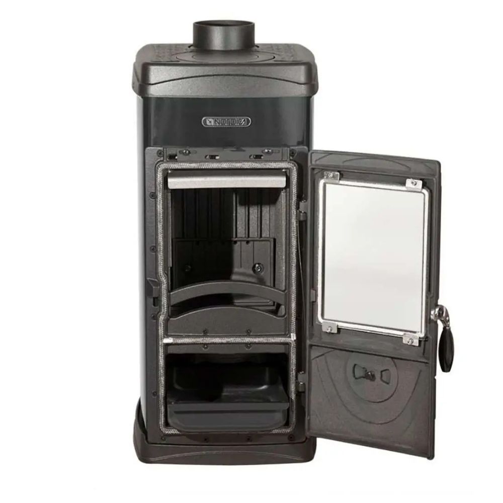 Olasz öntöttvas kályhá La Nordica Super Junior fekete, 5.7kW | Öntöttvas kályhak | Kályha |