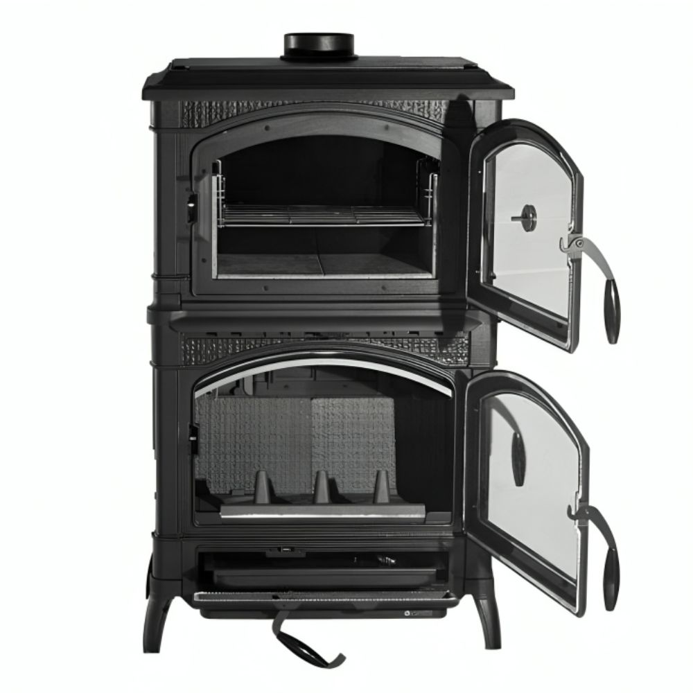 Olasz öntöttvas kályhá sütővel La Nordica Isotta Forno, 9.7kW | Sütős kandalló | Kályha |