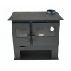 Fatüzelésű tűzhely Verso CS Lite, 7.7kW | Fatüzelésű tűzhelyek |  |
