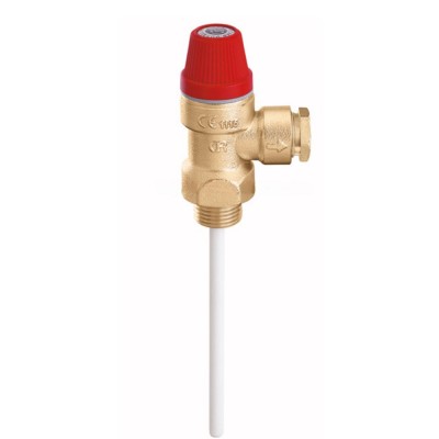 Hőmérséklet- és nyomáscsökkentő szelep 1/2" × 1/2" Ø15 - Központi fűtés