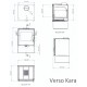 Kályha Verso Kara, 7.5kW | Fatüzelésű kályha | Kályha |