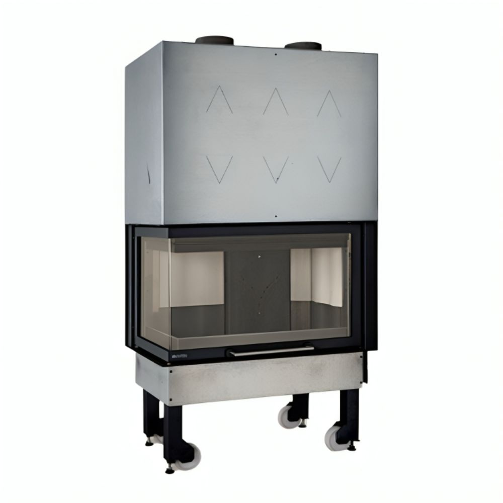 Olasz öntöttvas kandallóbetét La Nordica Monoblocco 800 Angolo balra, 10.0kW | Öntöttvas kandallók | Kandalló |