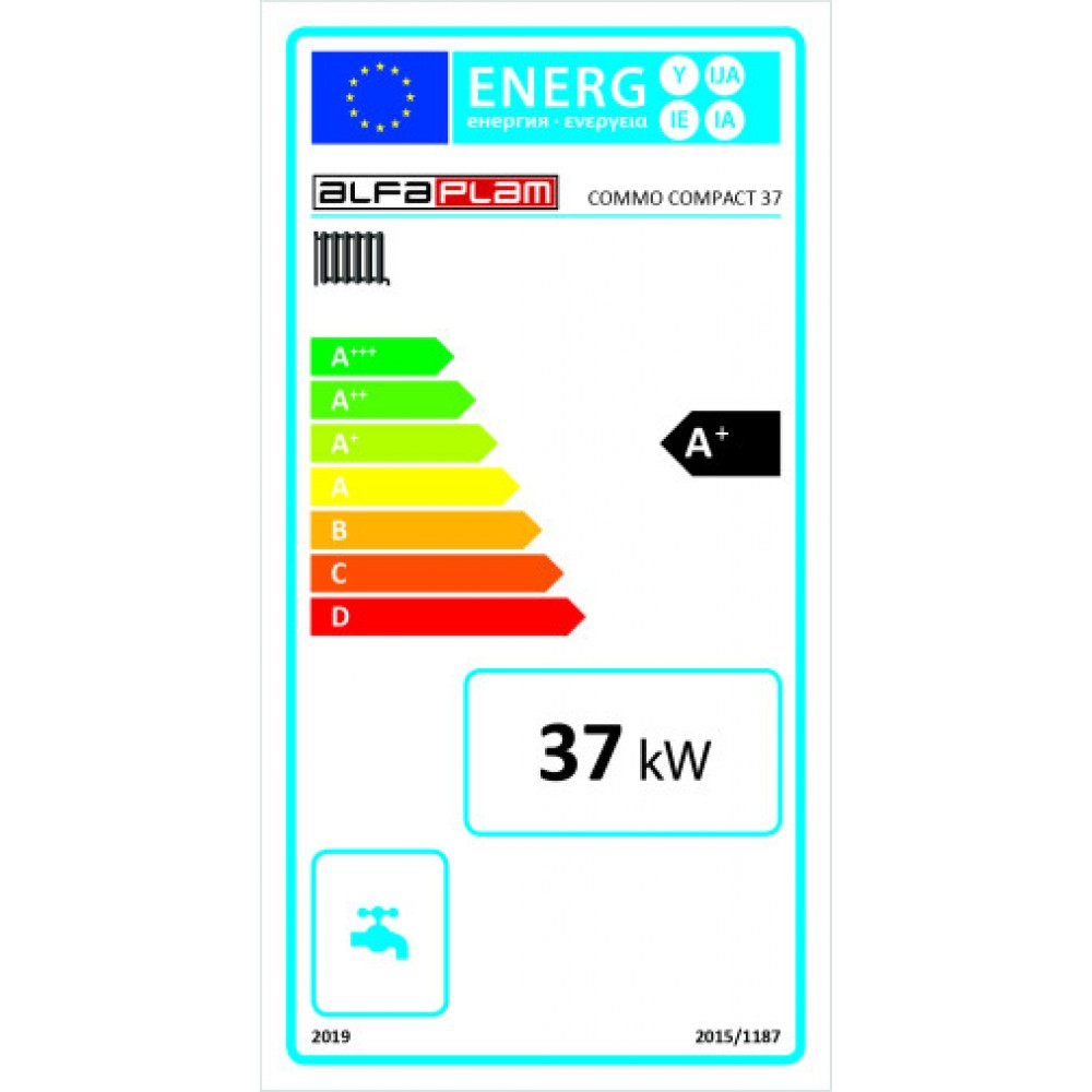 Pellet kazán Alfa Plam Commo Compact 37, 37kW | Pellet kazánok | Pellet |