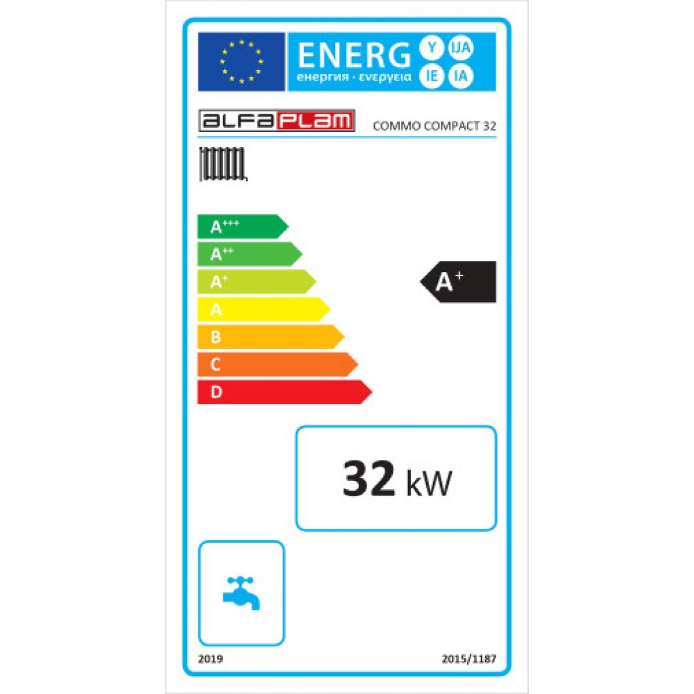 Pellet kazán Alfa Plam Commo Compact 32, 32kW | Pellet kazánok | Pellet |