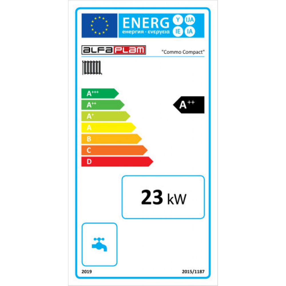 Pellet kazán Alfa Plam Commo Compact, 23kW | Pellet kazánok | Pellet |