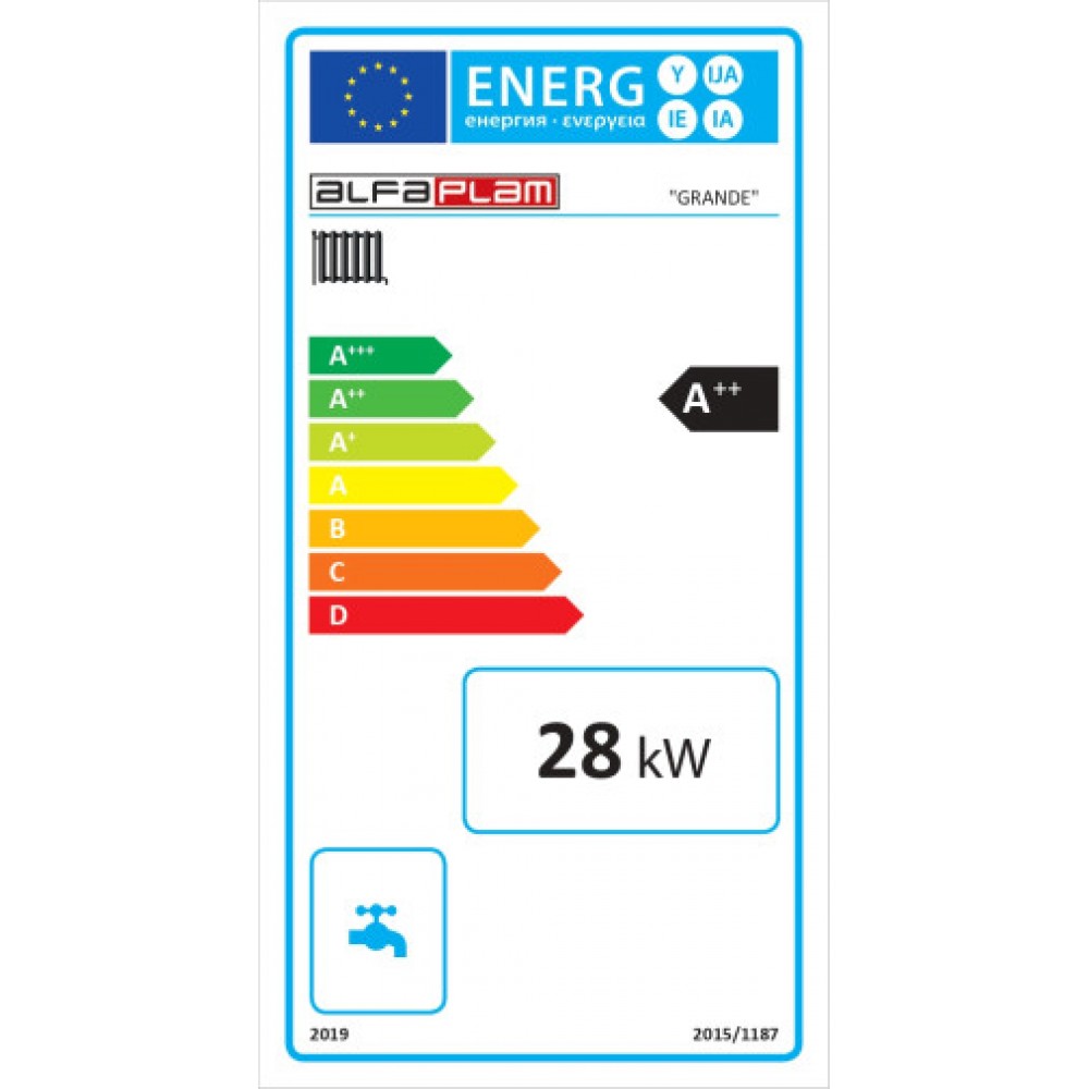 Pellet kazán Alfa Plam Grande, 28kW | Pellet kazánok | Pellet |