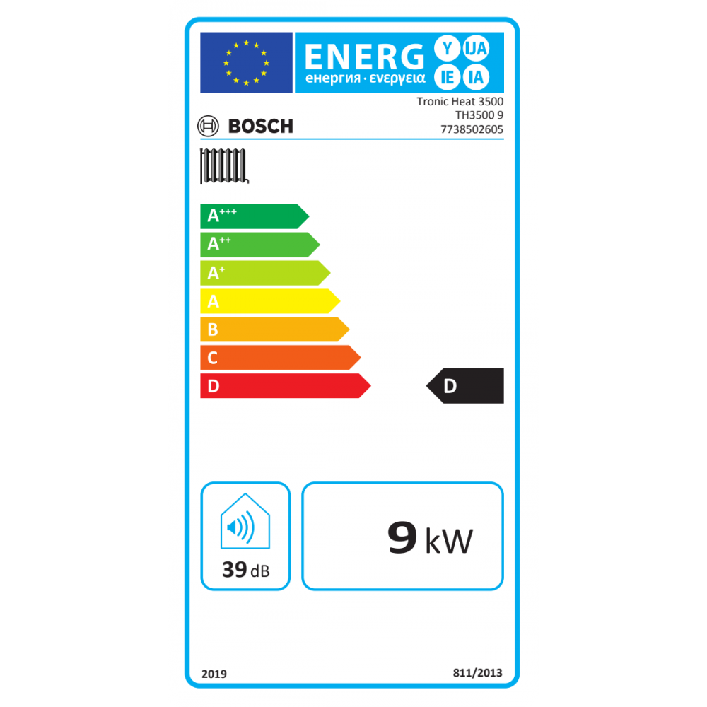Elektromos kazán fűtéshez és háztartási meleg vízhez Bosch TRONIC HEAT 3500, 9kW | Elektromos kazánok |  |