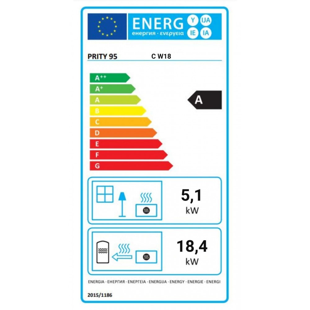 Vízteres kandalló Prity C W18, 23.5kw | Vízteres kandallók | Kandallók |