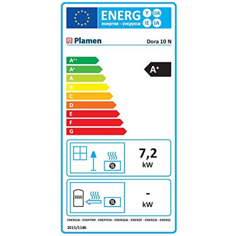 Kályha Plamen Dora 10N, 7.2kW | Öntöttvas kályhak | Kályha |