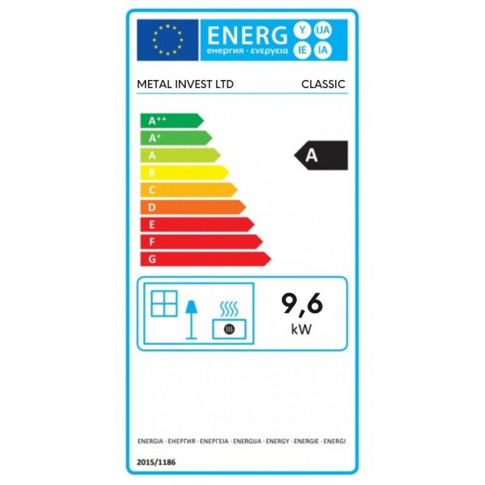 Оntöttvas kályha Metalik 9.6 kW | Levegős kályhák | Kályhák |