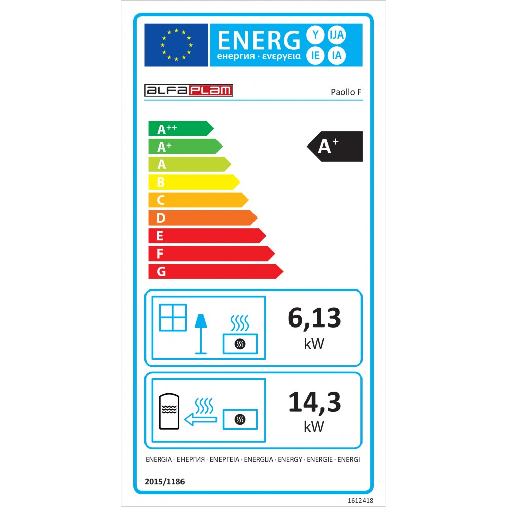 vízteres kályhá sütővel Alfa Plam Paollo F, 20 kW | Vízteres kályhák | Kályhák |